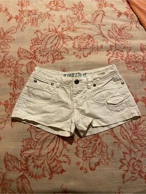 Hydraulic Women's White Denim Jean Shorts